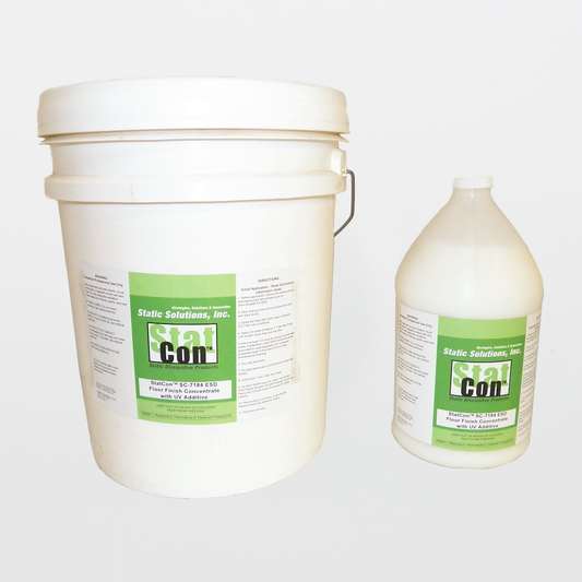 SOS Cleanroom Stat-Con SC-7184 ESD Floor Finish Concentrate with UV Additive