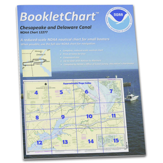Paradise Clay CB12277 HISTORICAL NOAA Booklet Chart Chesapeake and Delaware Canal