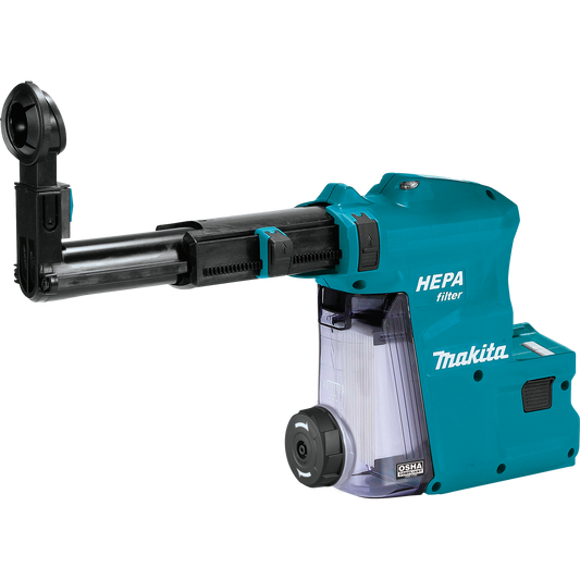 Makita DX08 Dust Extractor Attachment with HEPA Filter Cleaning Mechanism