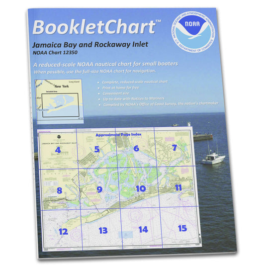 Paradise Clay CB12350 HISTORICAL NOAA Booklet Chart Jamaica Bay and Rockaway Inlet