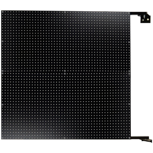 Triton Products D1-BK 48" x 48" XtraWall HDF Pegboard Black