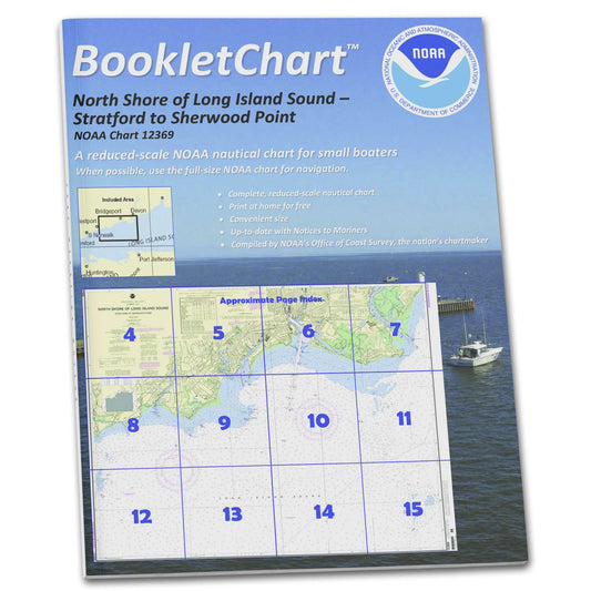 Paradise Clay CB12369 HISTORICAL NOAA Booklet North Shore of Long Island Sound Stratford to Sherwood Point