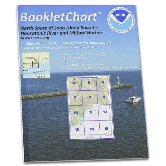 Paradise Clay CB12370 HISTORICAL NOAA Booklet North Shore of Long Island Sound Housatonic River and Milford Harbor, etc.