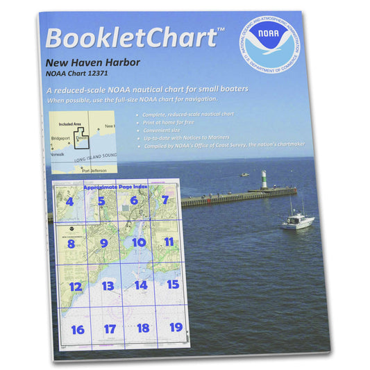 Paradise Clay CB12371 HISTORICAL NOAA Booklet New Haven Harbor;New Haven Harbor (Inset)
