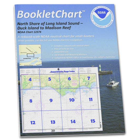 Paradise Clay CB12374 HISTORICAL NOAA Booklet North Shore of Long Island Sound Duck Island to Madison Reef