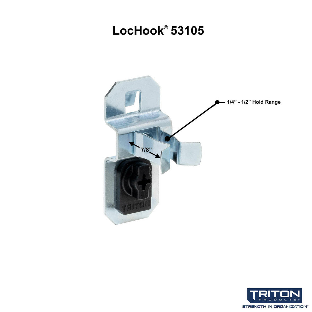 Triton Products 53105 1/4-1/2" LocHook Ext Spring Clip 5PK