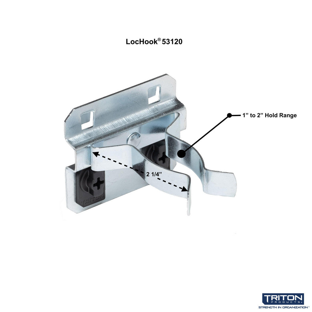 Triton Products 53120 1-2" LocHook Ext Spring Clip 5PK