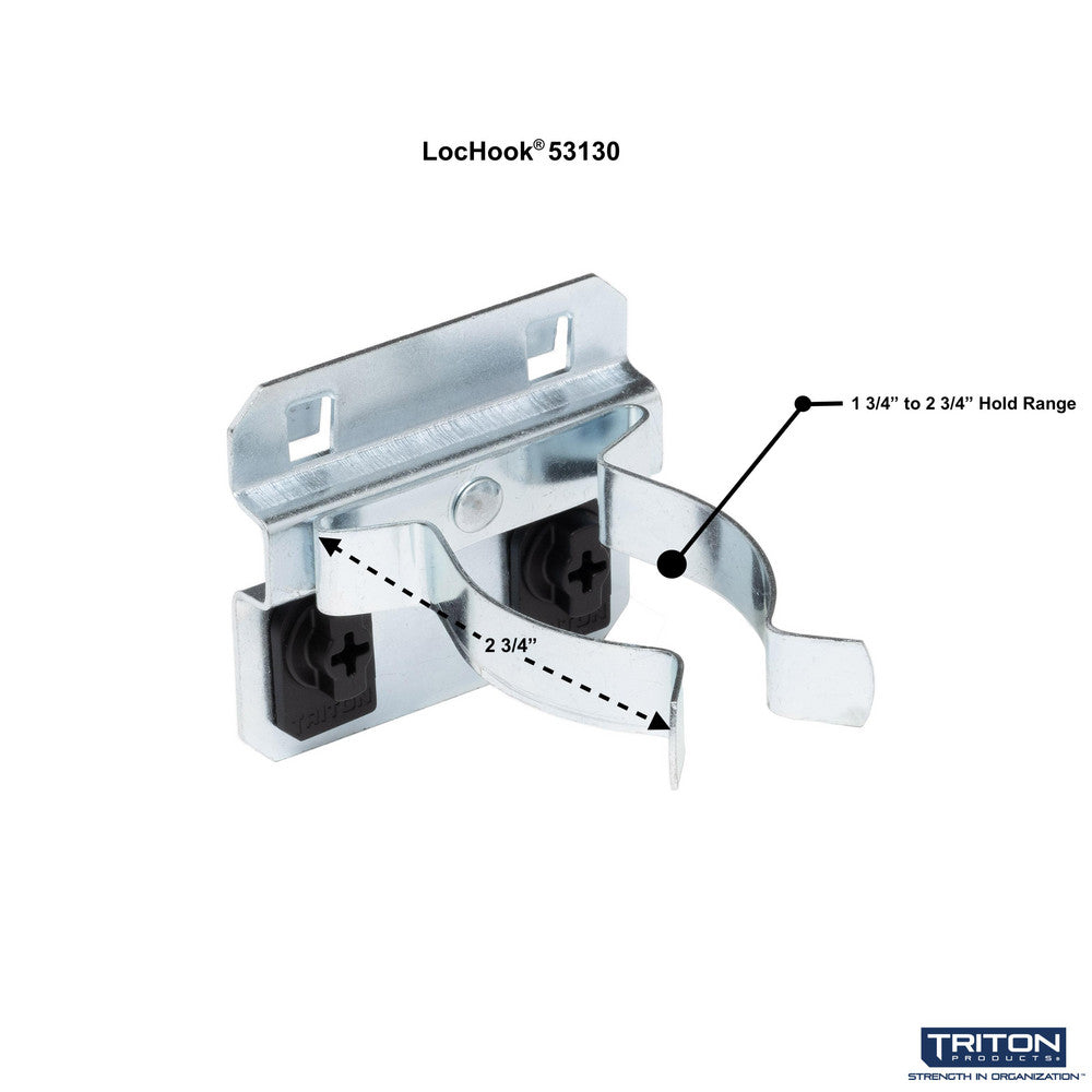 Triton Products 53130 1-1/2-2-3/4" LocHk Ext Spg Clip 5PK