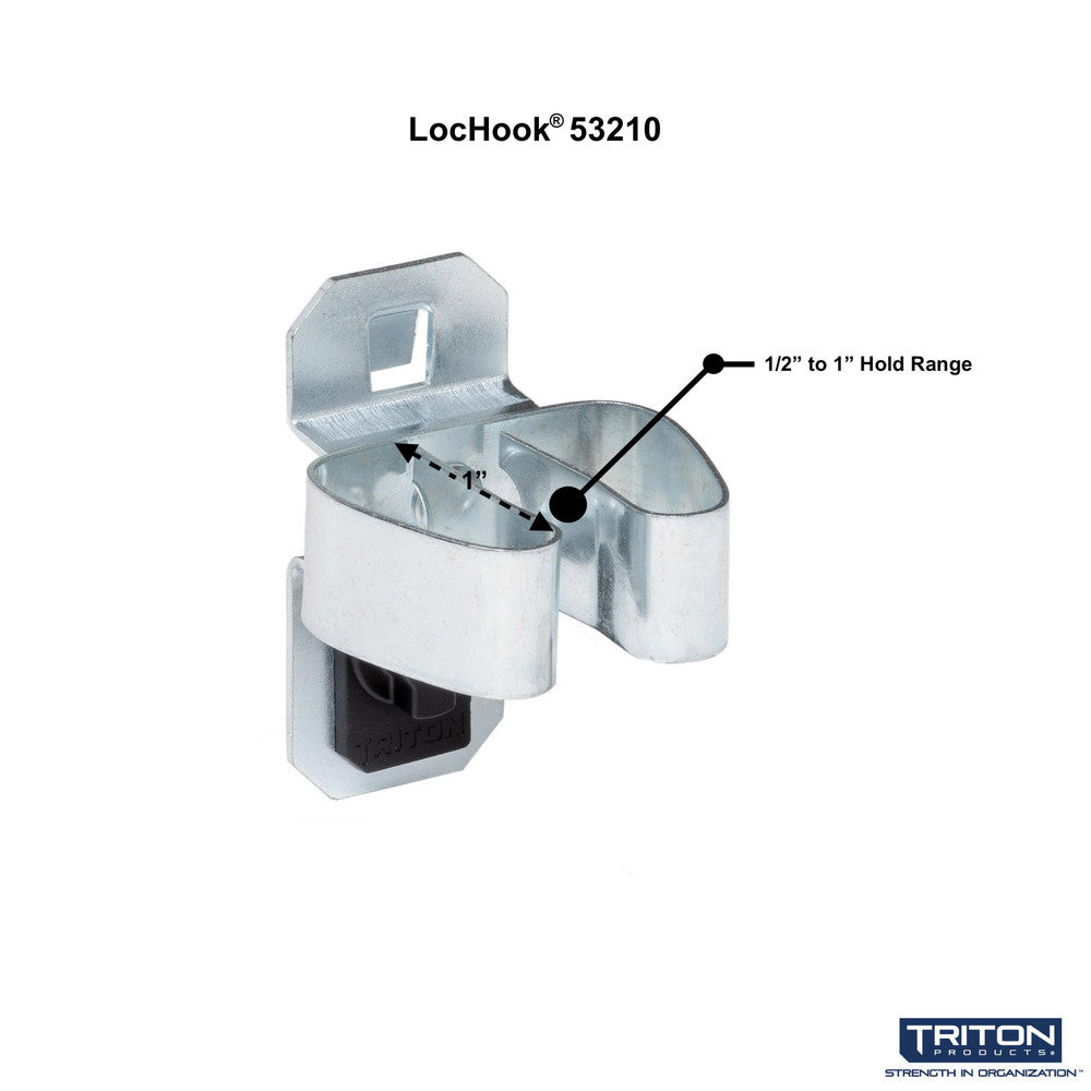 Triton Products 53210 1/2-1" LocHook Std Spring Clip 5PK