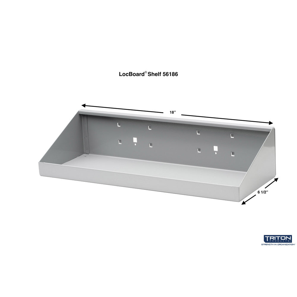 Triton Products 56186 18" W x 6-1/2" D LocHook Shelf