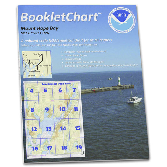 Paradise Clay CB13226 HISTORICAL NOAA Booklet Chart Mount Hope Bay
