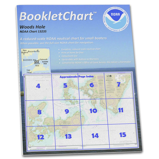 Paradise Clay CB13235 HISTORICAL NOAA Booklet Chart Woods Hole