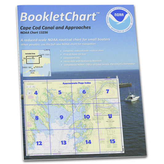 Paradise Clay CB13236 HISTORICAL NOAA Booklet Chart Cape Cod Canal and Approaches