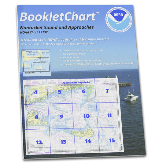 Paradise Clay CB13237 HISTORICAL NOAA Booklet Nantucket Sound and Approaches