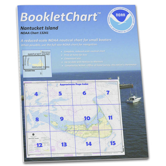 Paradise Clay CB13241 HISTORICAL NOAA Booklet Chart Nantucket Island