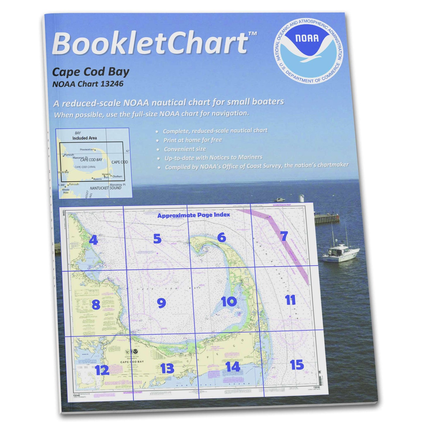 Paradise Clay CB13246 HISTORICAL NOAA Booklet Chart Cape Cod Bay