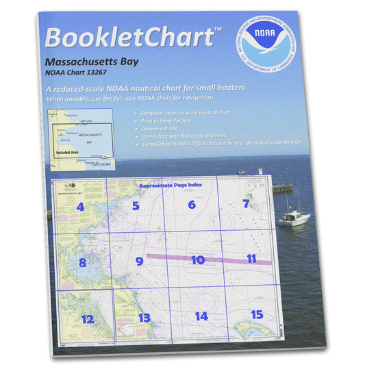 Paradise Clay CB13267 HISTORICAL NOAA Booklet Chart Massachusetts Bay; North River