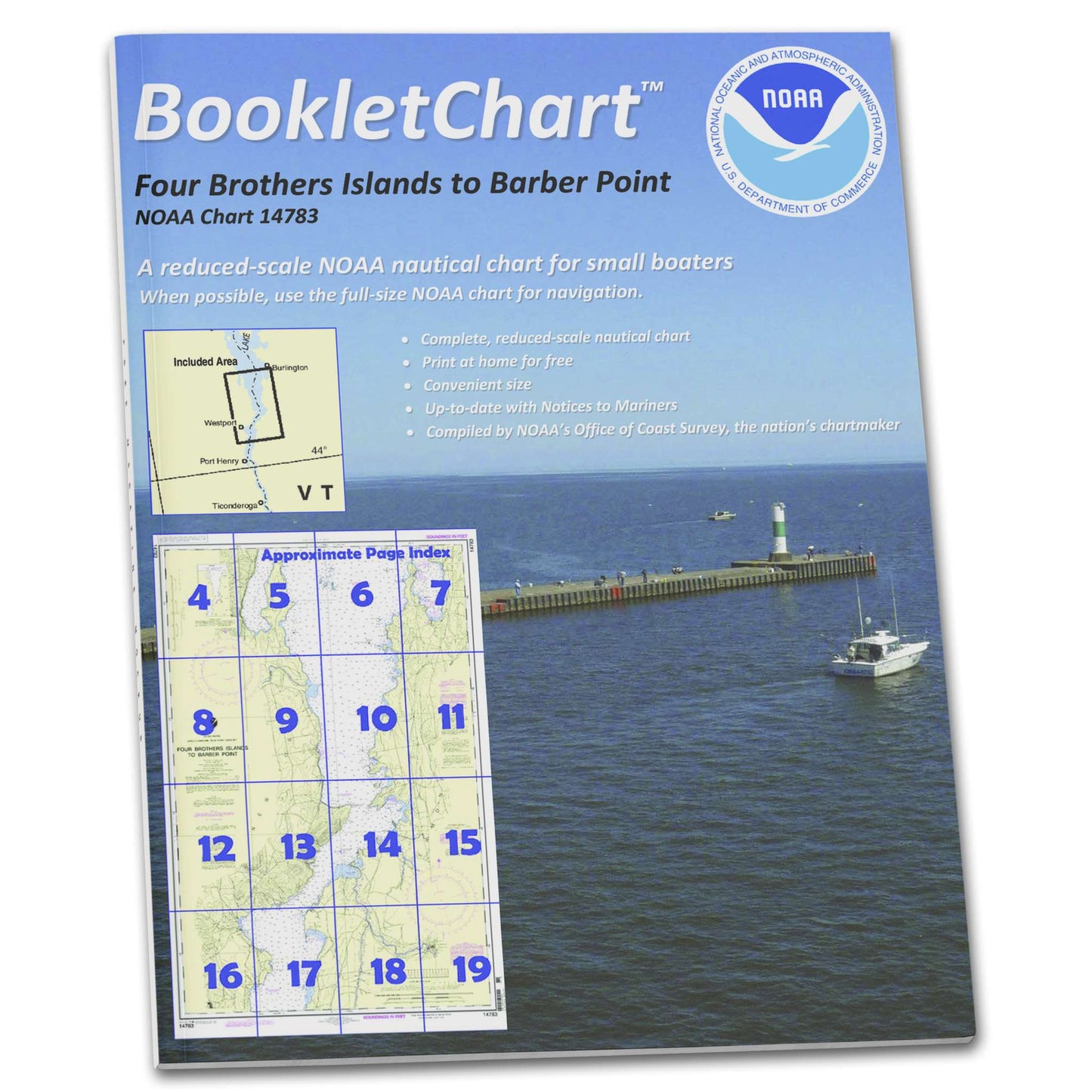 Paradise Clay CB14783 HISTORICAL NOAA Booklet Four Brothers Islands to Barber Point