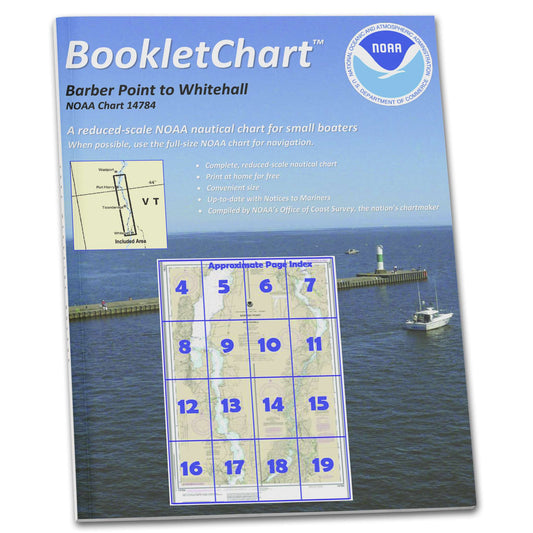 Paradise Clay CB14784 HISTORICAL NOAA Booklet Chart Barber Point to Whitehall