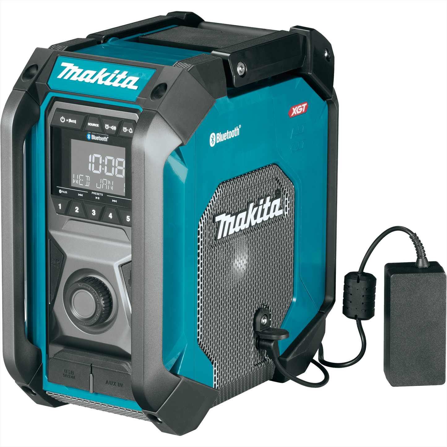 Makita GRM03 40V max XGT® Cordless/Corded Bluetooth® Job Site Radio, Tool Only