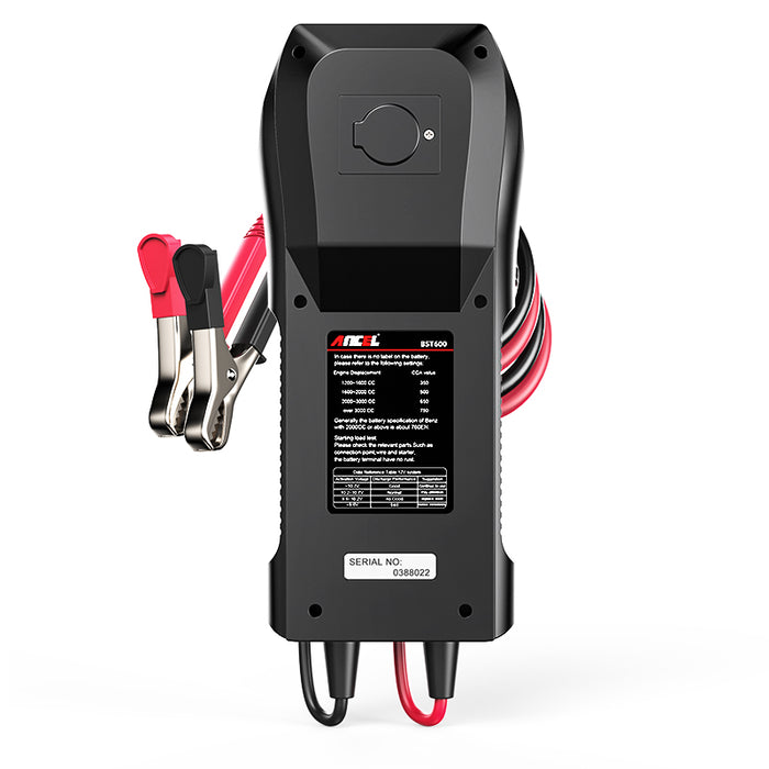 Ancel BST600 12V & 24V Car Battery Load Tester with Built-In Printer – Professional Automotive Analyzer