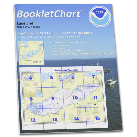 Paradise Clay CB14820 HISTORICAL NOAA Booklet Chart Lake Erie
