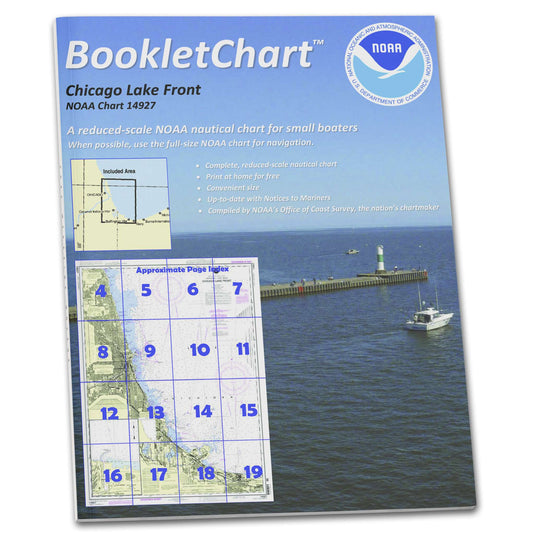Paradise Clay CB14927 HISTORICAL NOAA Booklet Chicago Lake Front;Gary Harbor