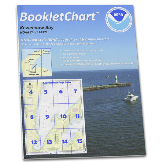 Paradise Clay CB14971 HISTORICAL NOAA Booklet Chart Keweenaw Bay;L'Anse and Baraga Harbors