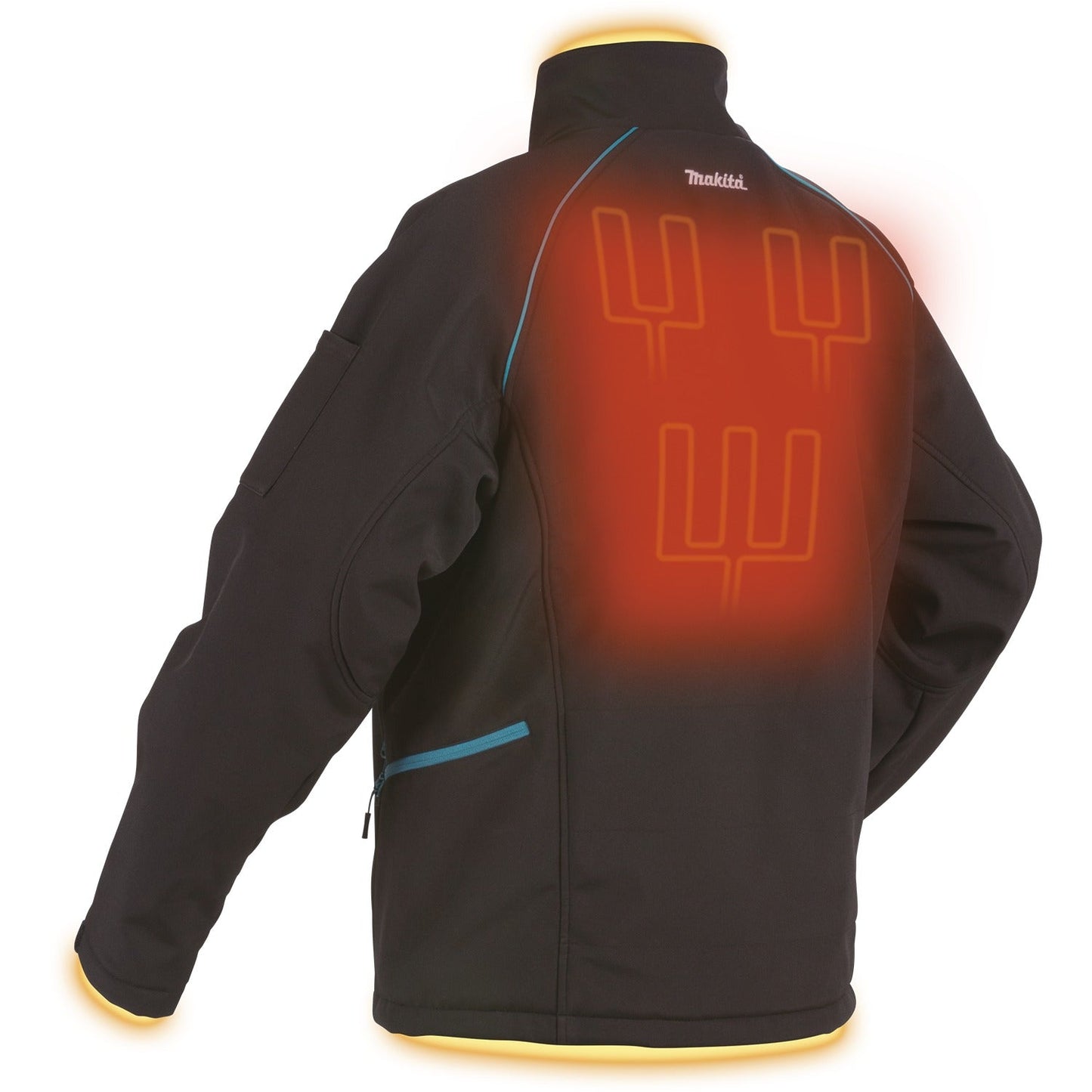 Makita DCJ205Z2XL 18V LXT® Lithium‘Ion Cordless Heated Jacket, Jacket Only (Black, 2XL)