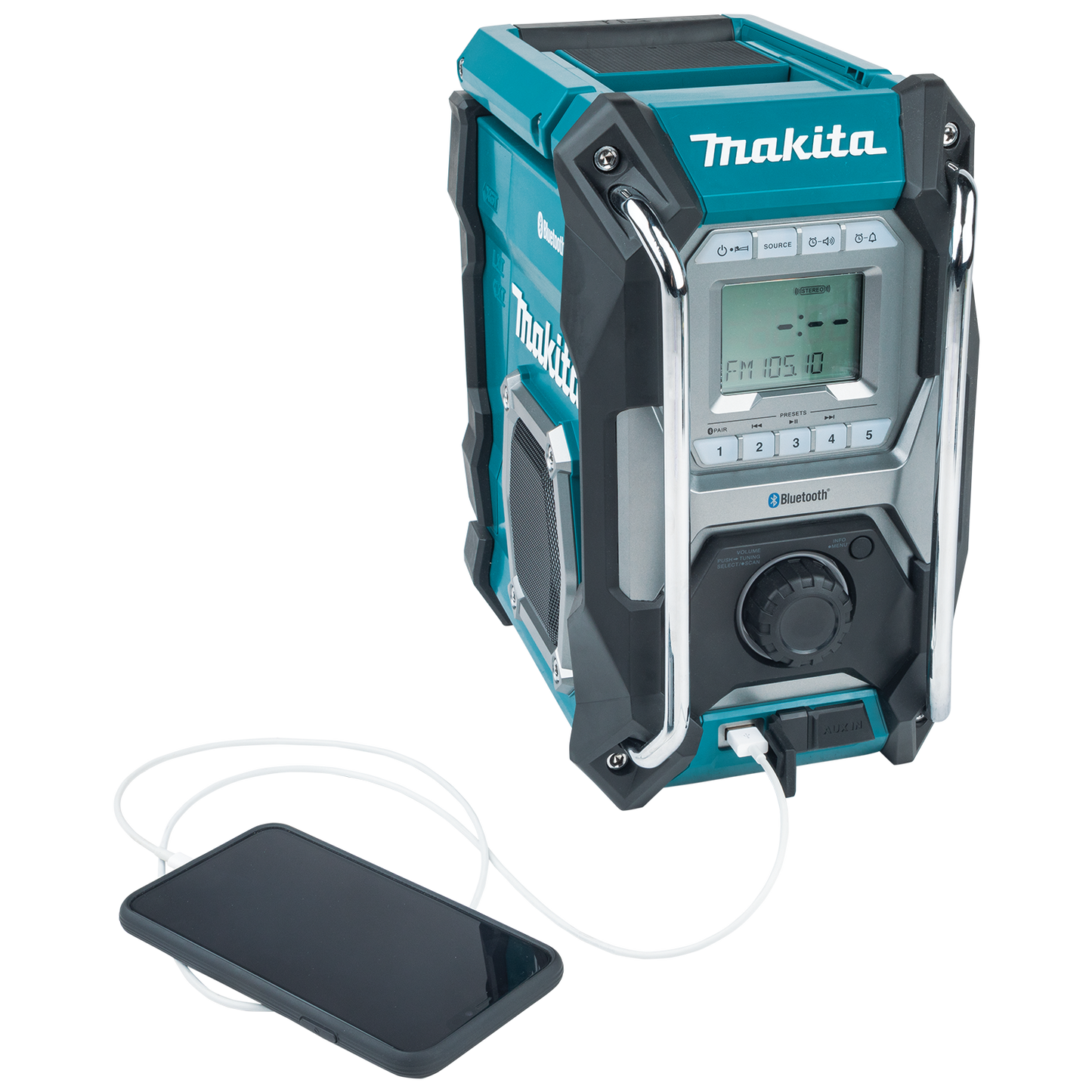 Makita GRM02 40V max XGT® Cordless/Corded Bluetooth® Job Site Radio, Tool Only