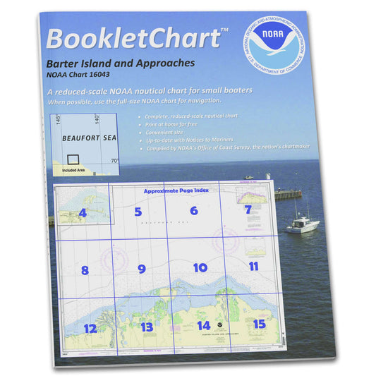 Paradise Clay CB16043 HISTORICAL NOAA Booklet Chart Barter Island and approaches;Bernard Harbor