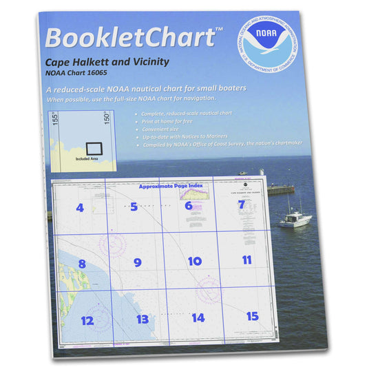 Paradise Clay CB16065 HISTORICAL NOAA Booklet Chart Cape Halkett and Vicinity