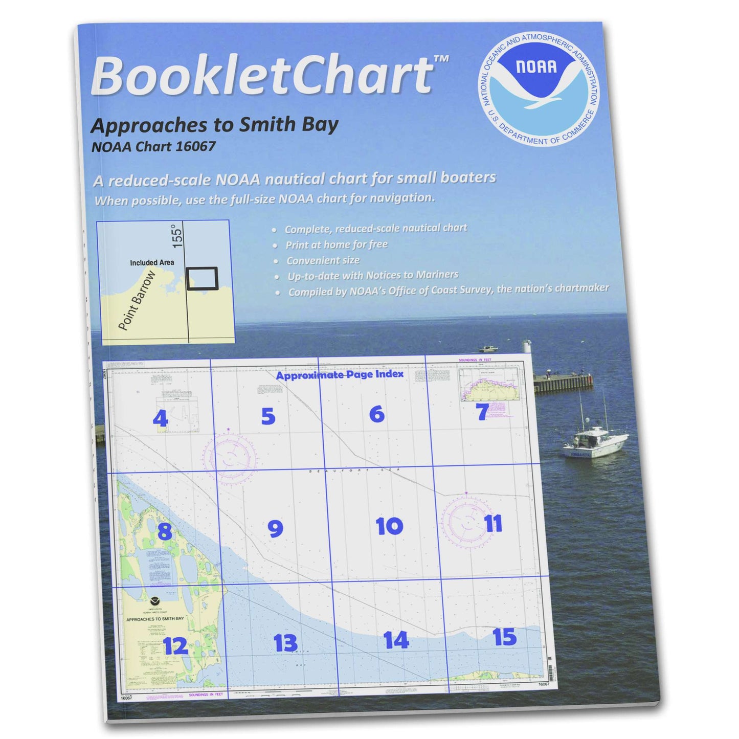 Paradise Clay CB16067 HISTORICAL NOAA Booklet Chart Approaches to Smith Bay