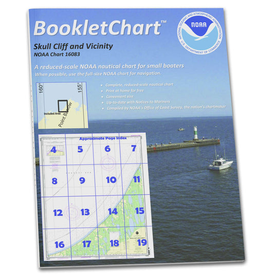 Paradise Clay CB16083 HISTORICAL NOAA Booklet Chart Skull Cliff and Vicinity