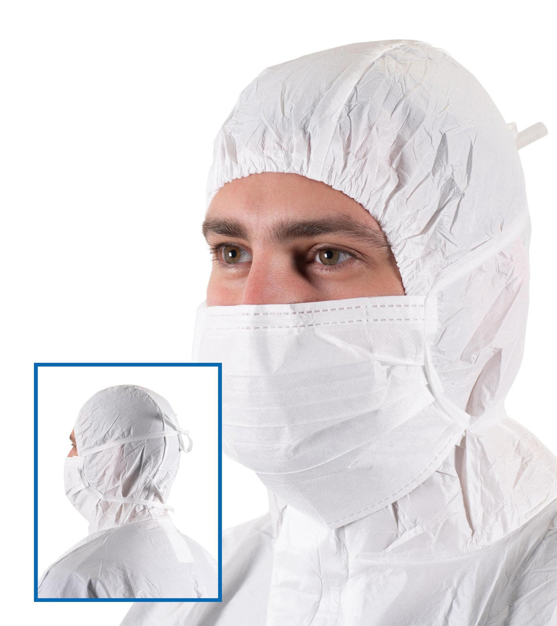 SOS Cleanroom Ansell MTA210-1 BioClean Sterile Tie-on Face Mask Class 10 (ISO 4)
