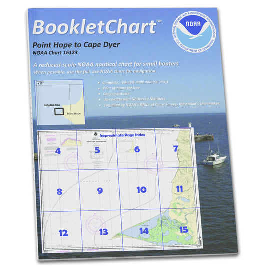 Paradise Clay CB16123 HISTORICAL NOAA Booklet Chart Point Hope to Cape Dyer