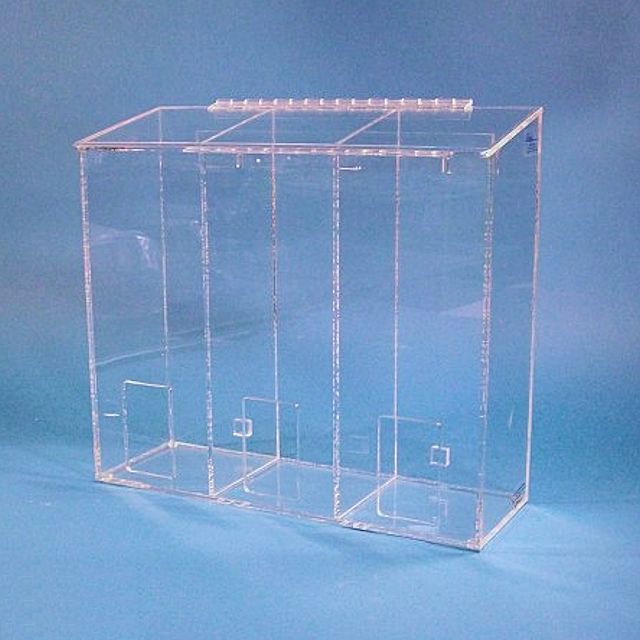 SOS Cleanroom 18"W x 16"H x 6"D - Cleanroom 3-Compartment Dispenser