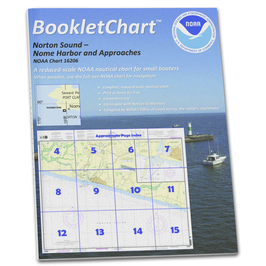 Paradise Clay CB16206 HISTORICAL NOAA Booklet Chart Nome Hbr. and approaches: Norton Sound;Nome Harbor