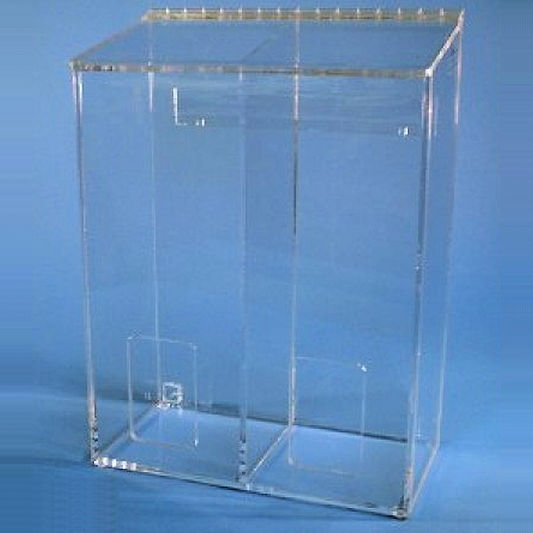 SOS Cleanroom 12"W x 16"H x 6"D - Cleanroom 2-Compartment Dispenser