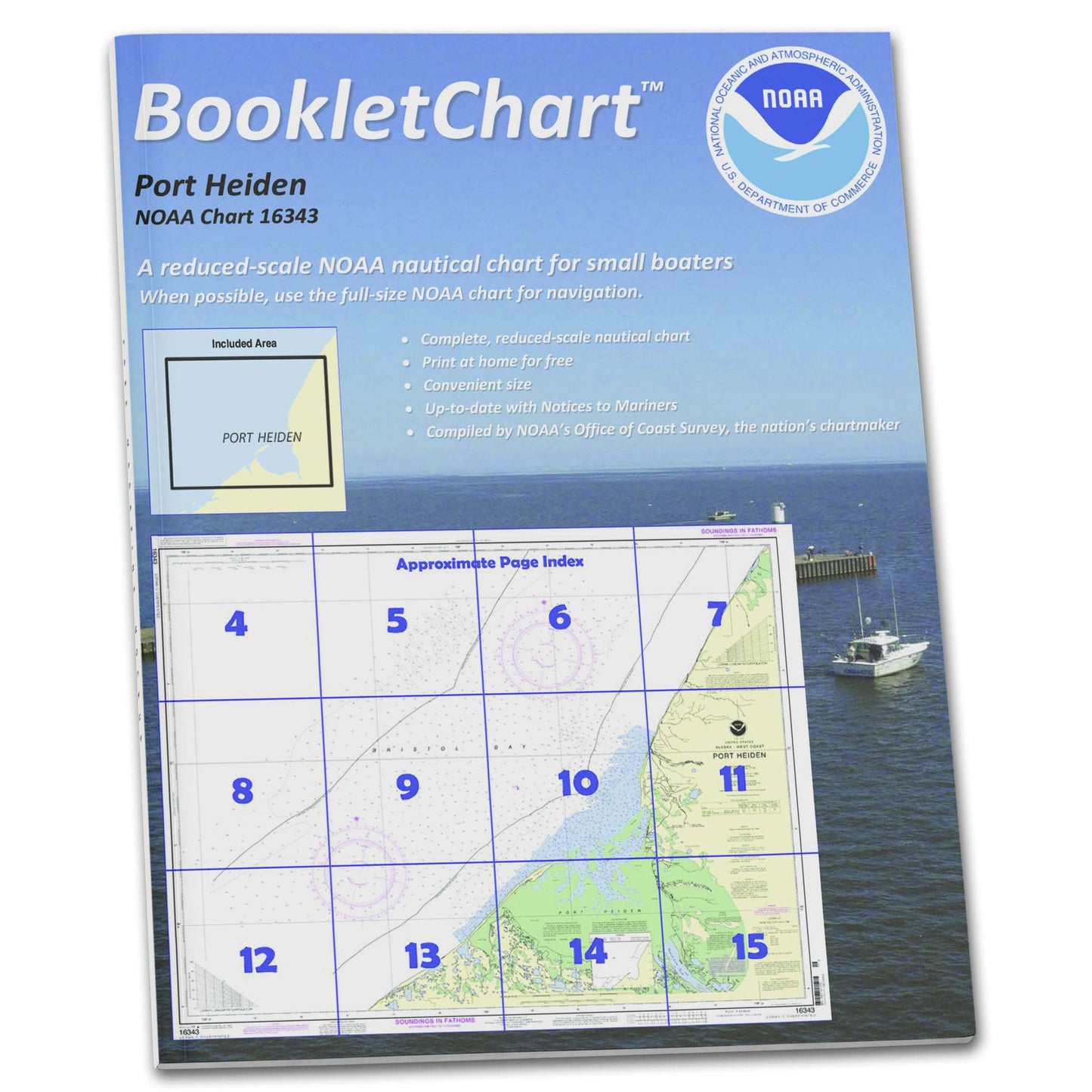 Paradise Clay CB16343 HISTORICAL NOAA Booklet Chart Port Heiden