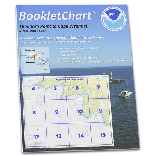Paradise Clay CB16430 HISTORICAL NOAA Booklet Chart Attu Island Theodore Pt. to Cape Wrangell