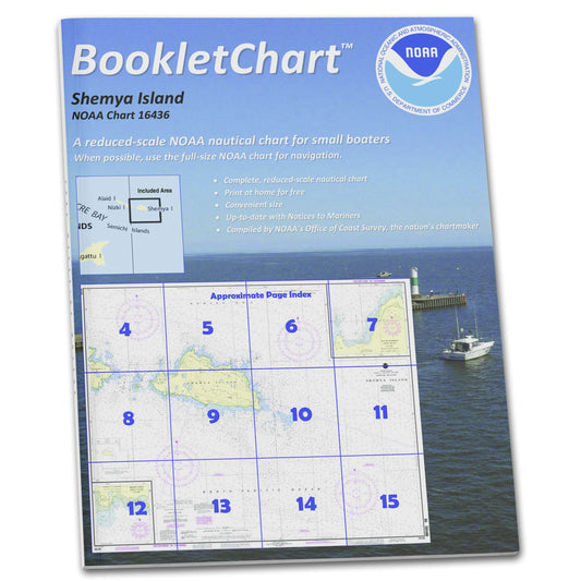 Paradise Clay CB16436 HISTORICAL NOAA Booklet Chart Shemya Island;Alcan Harbor;Skoot Cove