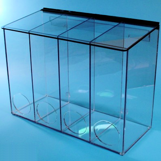 SOS Cleanroom 21.25"W x 18"H x 12"D - Cleanroom 4-Compartment Dispenser