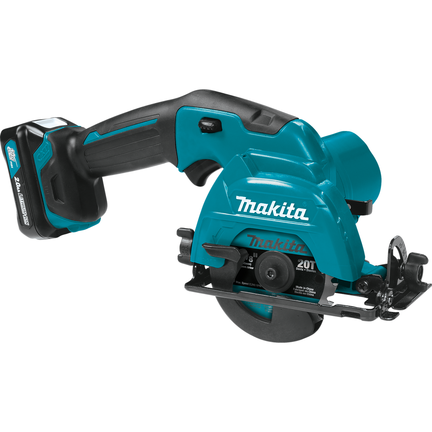 Makita SH02R1 12V max CXT® Lithium‘Ion Cordless 3‘3/8" Circular Saw Kit (2.0Ah)