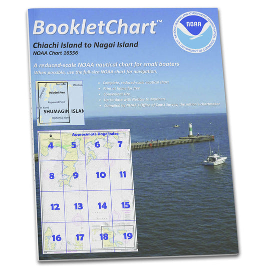 Paradise Clay CB16556 HISTORICAL NOAA Booklet Chart Chiachi Island to Nagai Island;Chiachi Islands Anchorage