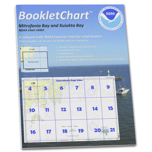 Paradise Clay CB16561 HISTORICAL NOAA Booklet Chart Mitrofania Bay and Kuiukta Bay