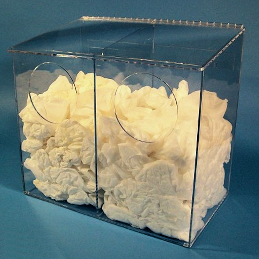 SOS Cleanroom 20"W x 18"H x 12"D - Cleanroom 2-Compartment Dispenser