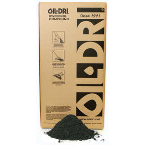 Oil Dri L91100MG 100lb Box Green Oil-Dri Mighty Sweep Oil Base-Sanded Sweeping Compound