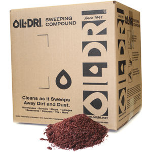 Oil Dri L91050MR 50lb Box Red Oil-Dri Mighty Sweep Oil Base-Sanded Sweeping Compound