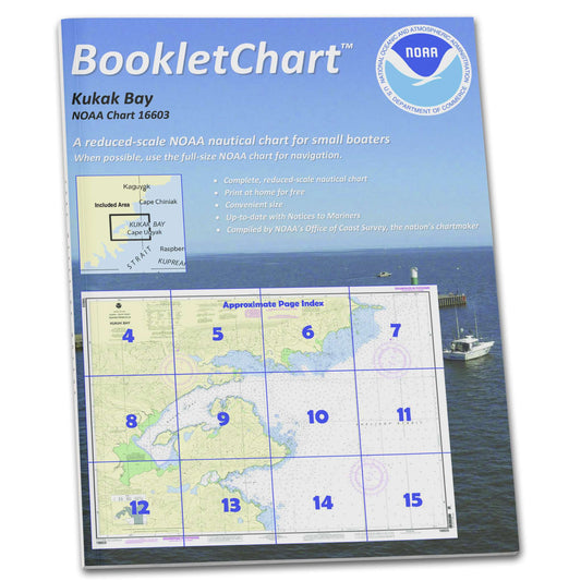Paradise Clay CB16603 HISTORICAL NOAA Booklet Chart Kukak Bay: Alaska Peninsula